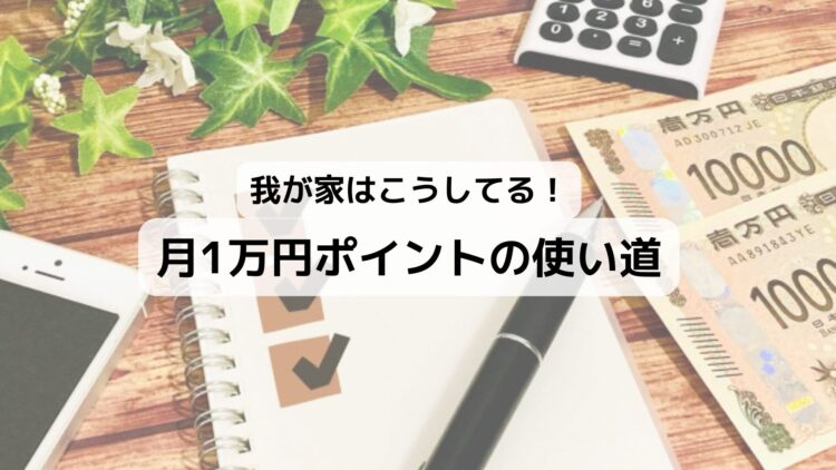 我が家はこうしてる！月1万円ポイントの使い道